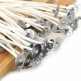 thumbnail image 2 of Waxed Candle Wicks Cotton Core Candle Making Supplies Parts, 2 of 9