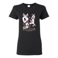 thumbnail image 2 of Wild Bobby, If It's Not an Alaskan Malamute It's Just a Dog Gift, Women Graphic Tee, Black, Small, 2 of 4
