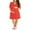 redwhitedots, variant on Women Maternity Dress Casual V Neck Dot/Floral Print Half Sleeve Dress for Pregnancy Clothes Photoshoot,whitereddots,XL