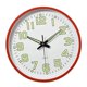 thumbnail image 1 of Reloj de pared de pared rojo Gloria reloj de pared del dormitorio, 1 of 9
