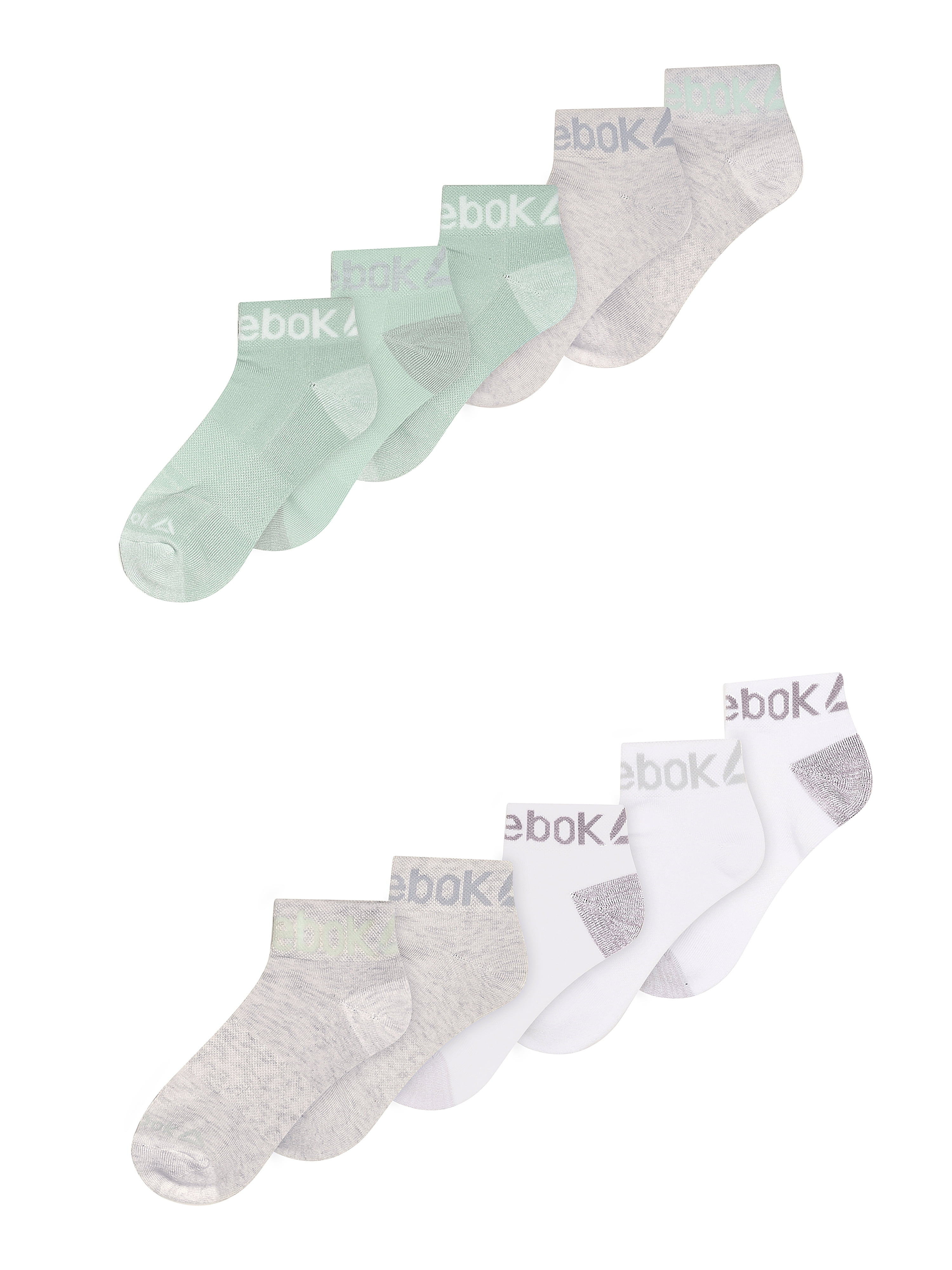 Reebok Women's Pro Series Cushion Ankle Socks, 10-Pack