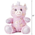 thumbnail image 2 of Purple Snowflake Unicorn Child's Plush Toy, 7.5 in, by Holiday Time, 2 of 2