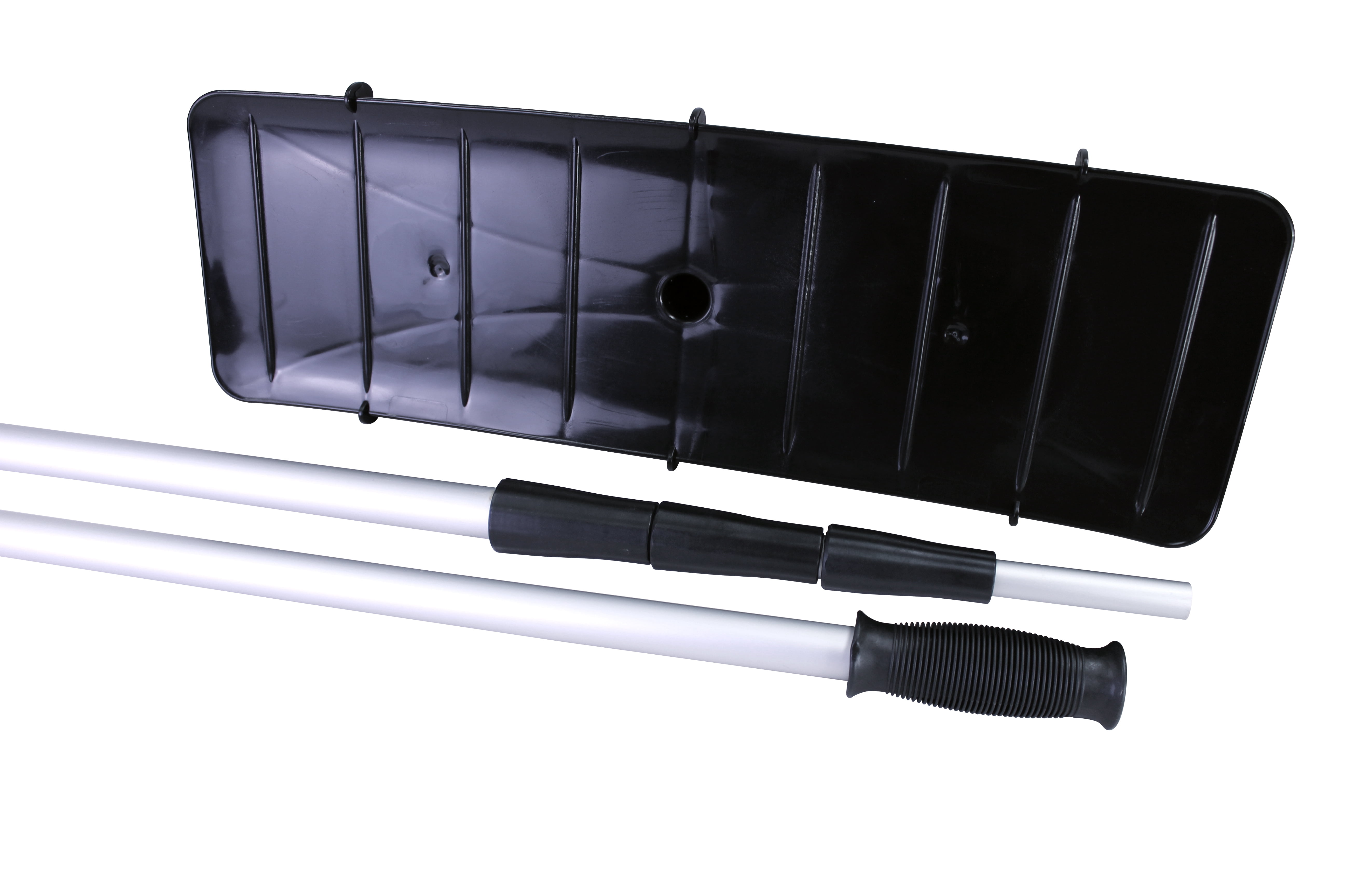 EMSCO Group Bigfoot 21-Foot Flip & Strip Poly Roof Rake with Telescoping Handle and Shingle Ski