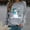 Gray, variant on Titcea Christmas Sweaters for Women Cute Snowman Fashion Round Neck Pullover Sweatshirts Xmas Party Comfort Casual Tops