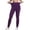 Purple, variant on Workout Seamless Leggings for Women High Waisted Women's Gym Leggings No Front Seam Tummy Control White