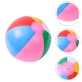 thumbnail image 3 of LEEYNEERInflatable Beach Ball Colorful 8.7x8.7in, 3 of 7