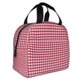 thumbnail image 2 of Reusable Lunch Bag, Insulated Lunch Bag for Women Men - Red Plaid Tote Lunch Bag, Picnic School Work Office, 2 of 9