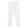thumbnail image 4 of GYRATEDREAM 1-8 Years Toddler Girls Leggings Basic Ribbed Girl Footless Pants Tights Kids Stretchy Warm Footless Tights Pants, 4 of 6