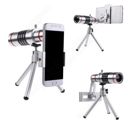 18X Zoom Telephoto Lens Cell Phone Camera Lens Huawei Monocular Telescope Aluminium HD Smartphone Lens for iPhone Samsung