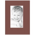 thumbnail image 2 of ArtToFrames 8x11" Brique Custom Mat for Picture Frame with Opening for 4x7" Photos. Mat Only, Frame Not Included (MAT-108), 2 of 5