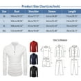 thumbnail image 3 of JLFKNG Mens T-Shirts Long Sleeve Henley Shirts For Men Casual Lightweight Buttons Up Cotton Basic Cotton Linen Shirts Suitable For Vacation, 3 of 6