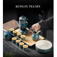 thumbnail image 2 of Tea Cup Set High-grade Automatic Tea Set Teaware Tea Strainer Chinese Kung Fu Travel Tea Set Bone China Teapot, 2 of 6