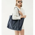 thumbnail image 3 of Oversize Pu Leather Tote Women Weekender Bag Shopper Handbag Travel Purse, 3 of 13