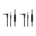 thumbnail image 4 of Sidaley Cable auxiliar Jack de 3,5mm Cables de Audio a Cable auxiliar de Audio 1,4 M línea de Audio con controlador para negro 2piezas, 4 of 6