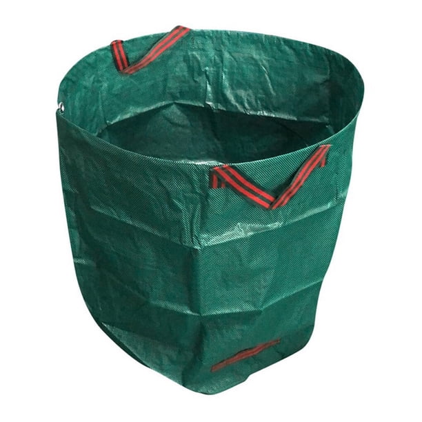 Billuyoard Bolsa de jardín, saco de hojas reutilizable, cubo de basura, residuos de basura de jardín plegables Jardín y Patio 60L/16 galones