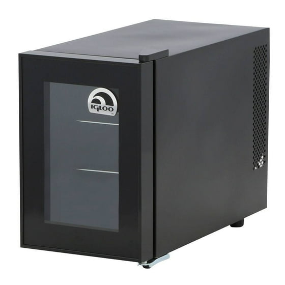 Igloo 6Bottle Countertop Wine Cooler with LED Light and Temperature