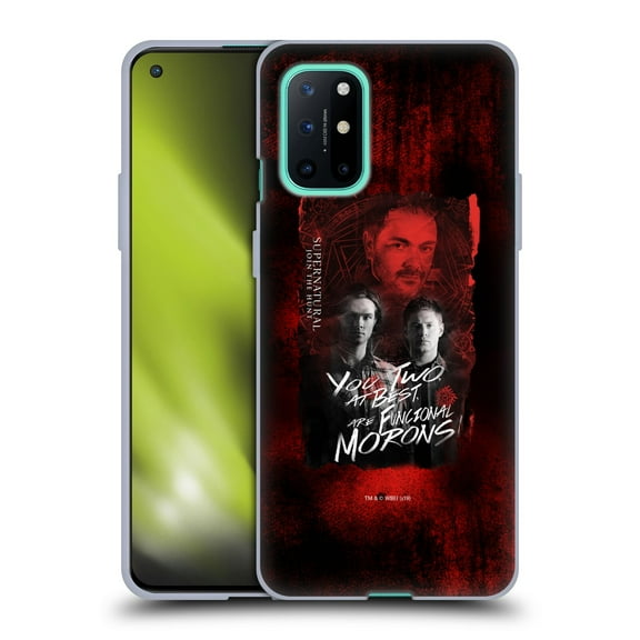 Head Case Designs Officially Licensed Supernatural Graphic Castiel Soft Gel Case Compatible with OnePlus 8T 5G