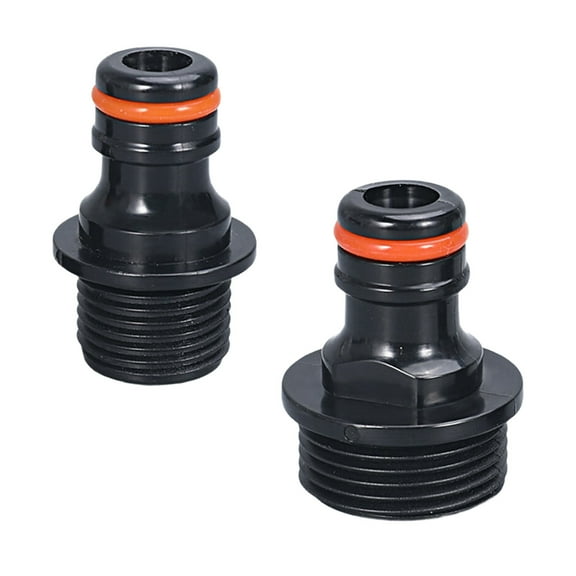Pack of 2 Garden Hose Accessories 1/2inch 3/4inch Quick Connecting Water Hose Fittings Sprays Nozzle Faucet Connectors