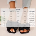 thumbnail image 4 of Agkizg Womens Indoor Outdoor Slides, Beach Walking Sandals, Squares Toe Flat Slide Sandals Bow Decorative Casual Indoor Outdoor Summer Daily Slippers, 4 of 7