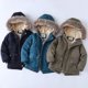 thumbnail image 5 of Abrigo acolchado para niños Chaqueta acolchada de algodón con capucha de moda de invierno, 5 of 5
