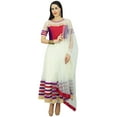 thumbnail image 5 of Atasi Womens Designer Floor Length Net Anarkali Salwaar Suit with Dupatta, 5 of 9