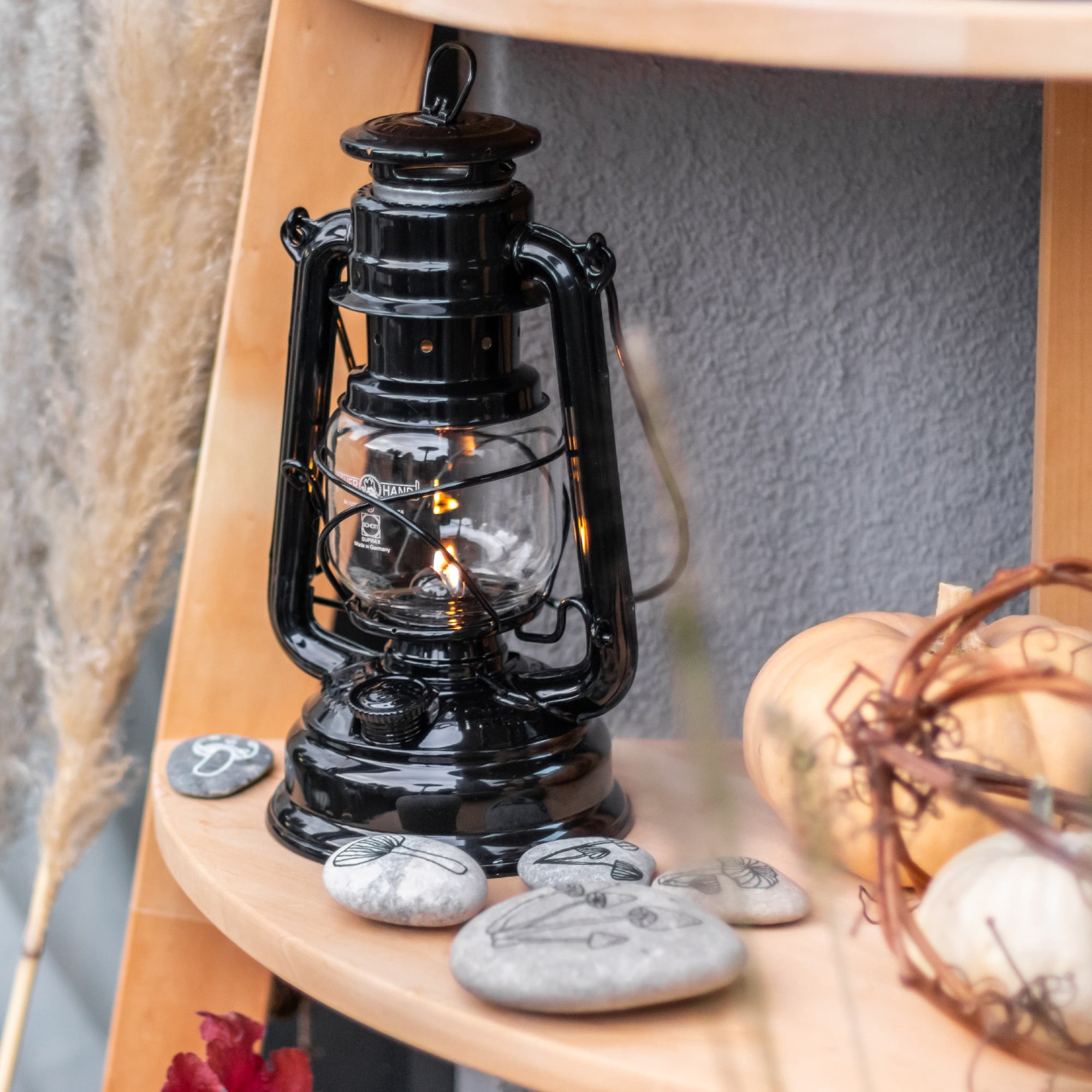 Feuerhand Galvanized Lantern - Classic Black