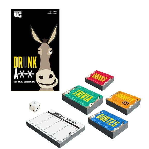 Drunk A** Game from University Games, 2 or More Players Ages 21 and Up