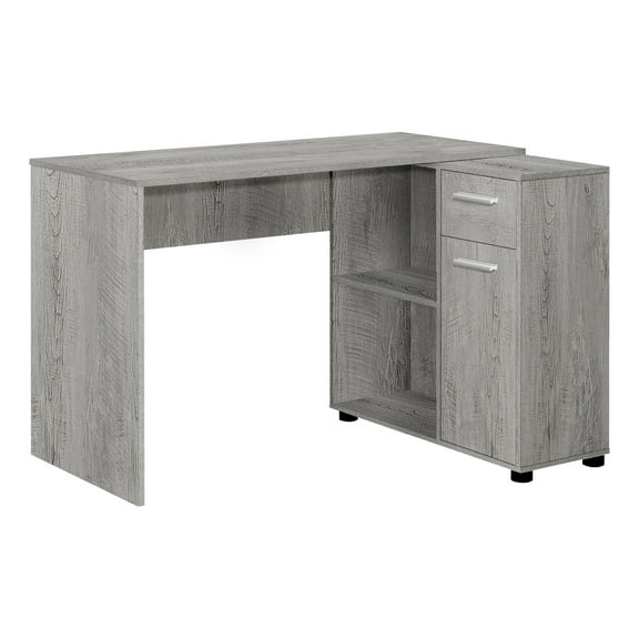 Monarch Specialties - Computer Desk, Corner, 46"L, L Shape, Work, Laptop, Grey Laminate
