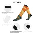 thumbnail image 5 of Lsque Tropical Sunset Paradise Pattern Sport Compression Socks for Men & Women 15-20 mmHg Knee High Nurse Pregnant Running Medical and Travel Athletic, 5 of 6