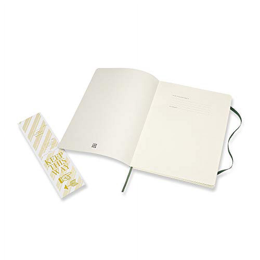 Moleskine Notebook, Extra Large, Squared, Myrtle Green, Soft Cover (7.5 x 9.75) (Books)