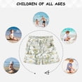 thumbnail image 6 of FORMRS Boys Swim Trunks Quick Dry Mesh Lining Beach Boardshorts, Sizes XS-XL, Watercolor Forest Animals, 6 of 7