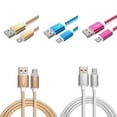 thumbnail image 3 of 1/2/3M Micro USB Data & Sync Charger Charging Cable Cord for Android Phone, 3 of 10