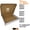 White, variant on CH-BOX 50 Pack 4x4x2'' Small Corrugated Cardboard Box Mailers White for Shipping Mailing Packaging