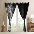 thumbnail image 3 of 3D Tornado Curtains Horror Disaster Pattern Curtains & Drapes Tornado Storm Lightning Window Curtains Cyclone Natural Disaster Theme 30%-50% Blackout Curtains 42''Wx90''L, 3 of 6