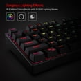 thumbnail image 2 of Redragon K582 Wired Gaming Keyboard with RGB LED Backlight, Black, 2 of 7