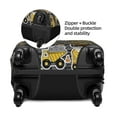 thumbnail image 4 of Lsque Excavator At Work Printed Luggage Cover, Travel Luggage Protector,Scratch and Dirt Resistant, Fits 18-32 Inch Luggage - Small, 4 of 9