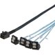 thumbnail image 1 of Cable interno de ángulo Mini Sas-4x Sata CHEPIHG conexión de 4 Sata al disco duro, 1 of 4