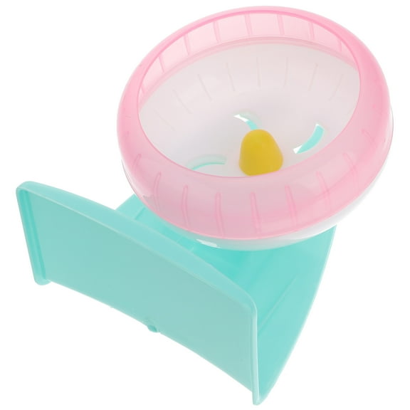 FOLOYORI 1Set Pet Exercise Wheel in Wheel Shape for Hamster and Gerbil Cage Use