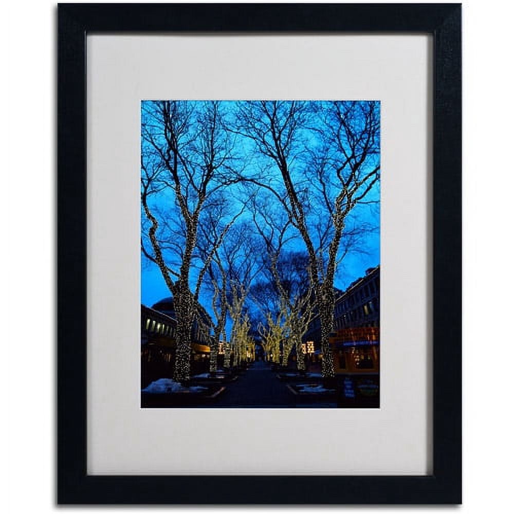 Trademark Fine Art "Boston 2" Matted Framed Art by CATeyes