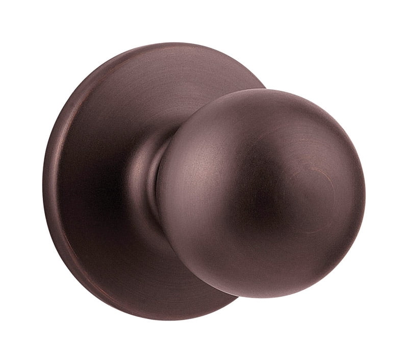 Kwikset Polo Venetian Bronze Metal Passage Door Knob 3 Right or Left Handed