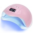 thumbnail image 3 of 48W Intelligent Timing LED UV Gel Nail Polish Dryer Lamp Household Nail Curing MachinePink, 3 of 10
