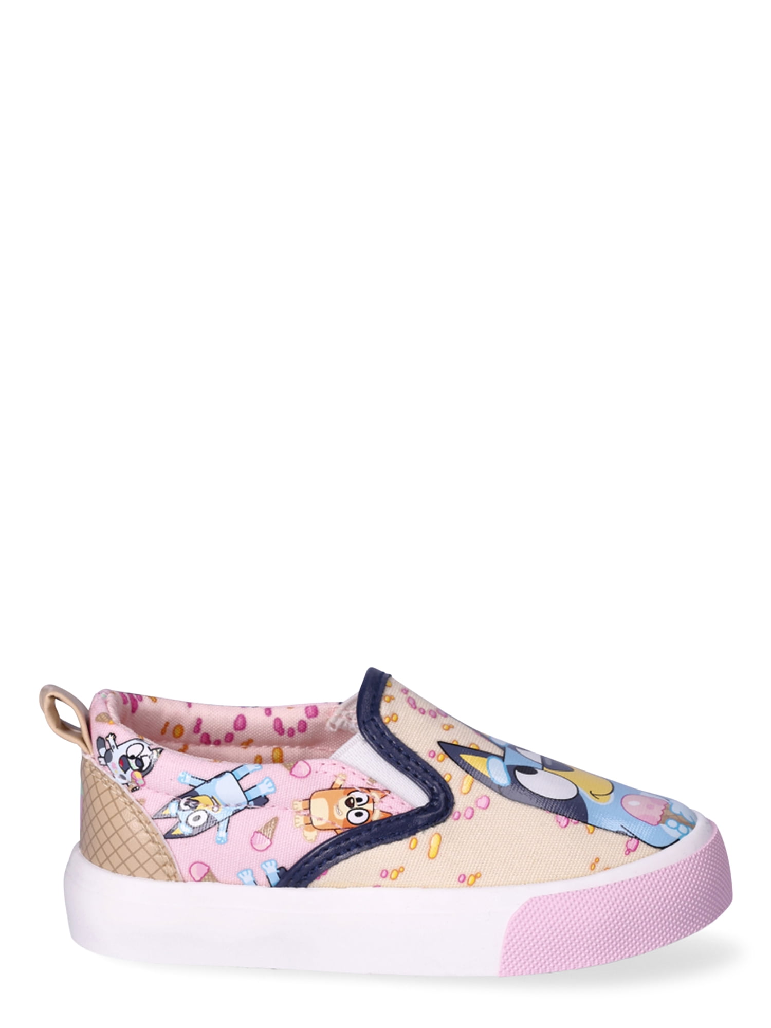 Bluey Toddler Girls’ Low-Top Slip-On Sneakers