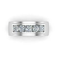 thumbnail image 4 of Men's Diamond Wedding Band 1.50 cttw 14K White Gold (G,SI), 4 of 4