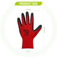 thumbnail image 3 of Guantes de jardinería WHEATHUSK, 100 unidades, para hombre y mujer, caucho de nitrilo, 3 of 7