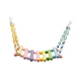 thumbnail image 1 of Runquan Colorful Bird Swing Toy Wood Climbing Ladder Toy for Chinchilla Macaw Budgie, 1 of 8