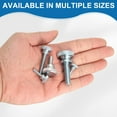 thumbnail image 5 of Uxcell M5 x 18mm Knurled Thumb Screws, 20Pcs Metric Knurled Head Bolts Thumb Screw with Shoulder Grip Knobs Fasteners Tighten Thread Fasteners for TV Monitor Mount, 5 of 7
