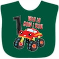 thumbnail image 3 of Inktastic Monster Truck How I Roll 1st Birthday Boys Baby Bib, 3 of 4