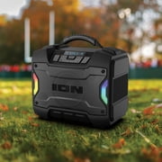 ION 22-Watt-RMS Tailgater TD Portable Bluetooth Rechargeable Speaker, TWS, Lights, FM/USB/Aux, Rugged Design, IPX5, up to 10 Hours Play Time TAILGATERTDXUS