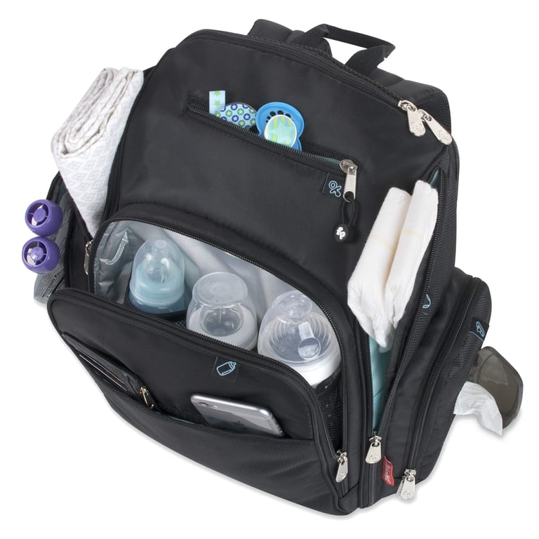 Fisher-Price Kaden Baby Diaper Bag Backpack AD Sutton Baby Diaper Bag Backpack with Insulated Bottle  main image 4