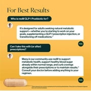 Resbiotic resM Heat-Treated Probiotic Supplement for Metabolism & Gut Health, 30 Capsules